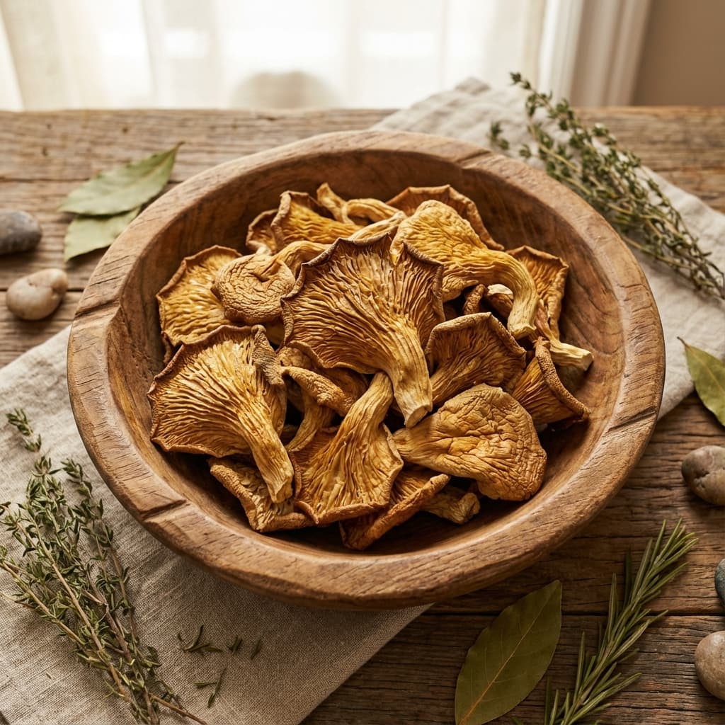 Sun-Dried Oyster Mushrooms