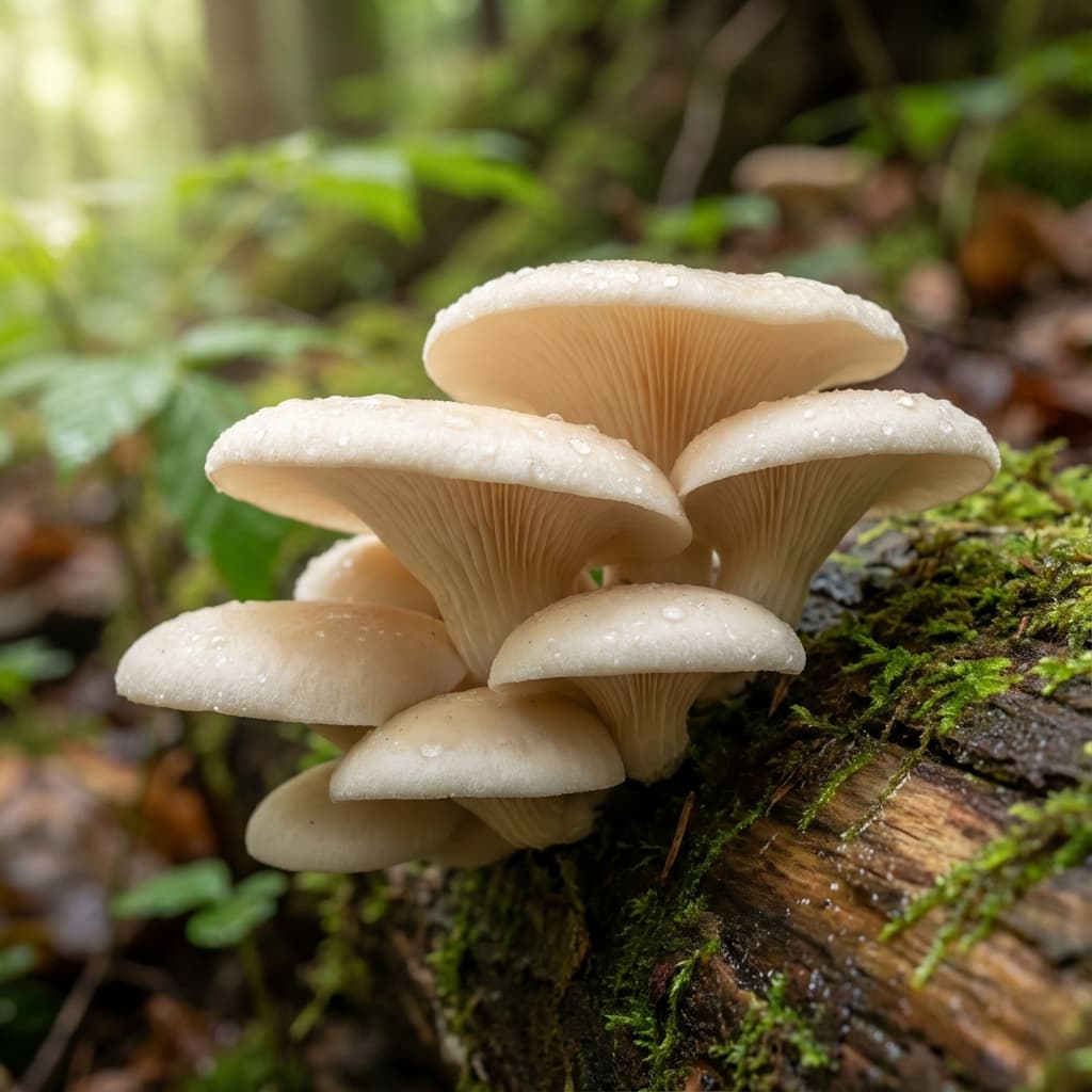 Fresh Pearl Oyster Mushrooms